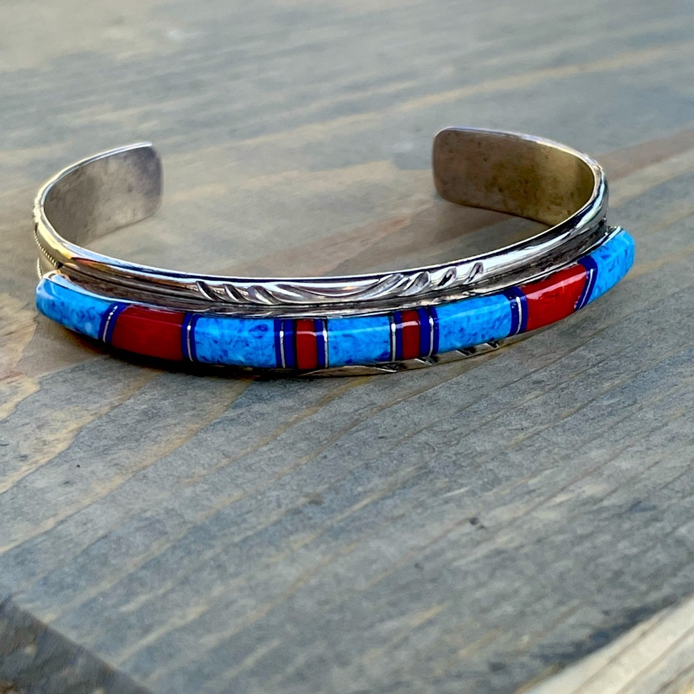 Silver Cuff Bangle - image 1